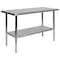 Flash Furniture 48"W Stainless 18 Gauge Work Table - Undershelf NH-WT-2448-GG - alternate 2